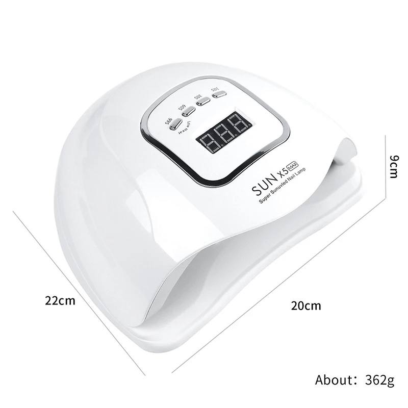 SUNX5 Max 150W UV LED Nail Lamp 45 LEDs Fast Drying Gel Curing Light Professional Manicure Salon Tool
SUNX5 Max 150W UV LED Nail Lamp 45 LEDs Fast Drying Gel Curing Light Professional Manicure Salon Tool