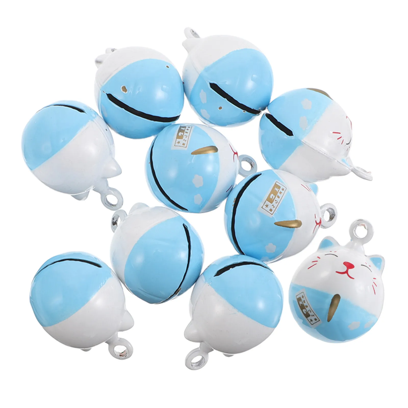 10Pcs Mini Decorative Iron Cat Bells for Handmade Bracelets Keychains Necklaces Vintage Feng Shui Lucky Amulet Charms
10Pcs Mini Decorative Iron Cat Bells for Handmade Bracelets Keychains Necklaces Vintage Feng Shui Lucky Amulet Charms