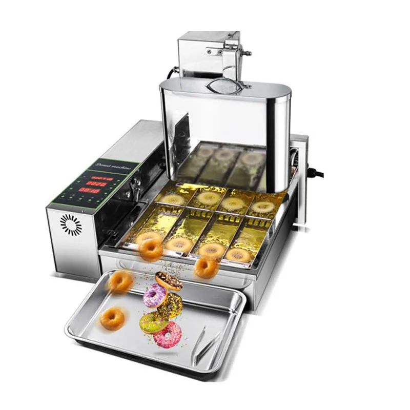 800-1000Pcs/H Doughnuts 2000W Computer Control Electric Heating 4-Row Automatic Donut Making Machine Auto Doughnut Maker 110V
800-1000Pcs/H Doughnuts 2000W Computer Control Electric Heating 4-Row Automatic Donut Making Machine Auto Doughnut Maker 110V