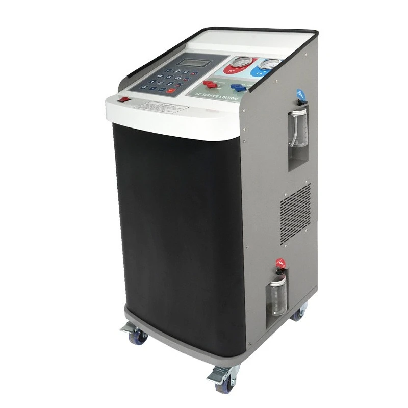 Automotive air conditioner refrigerant recovery and filling machine, semi-automatic refrigerant machine
Automotive air conditioner refrigerant recovery and filling machine, semi-automatic refrigerant machine