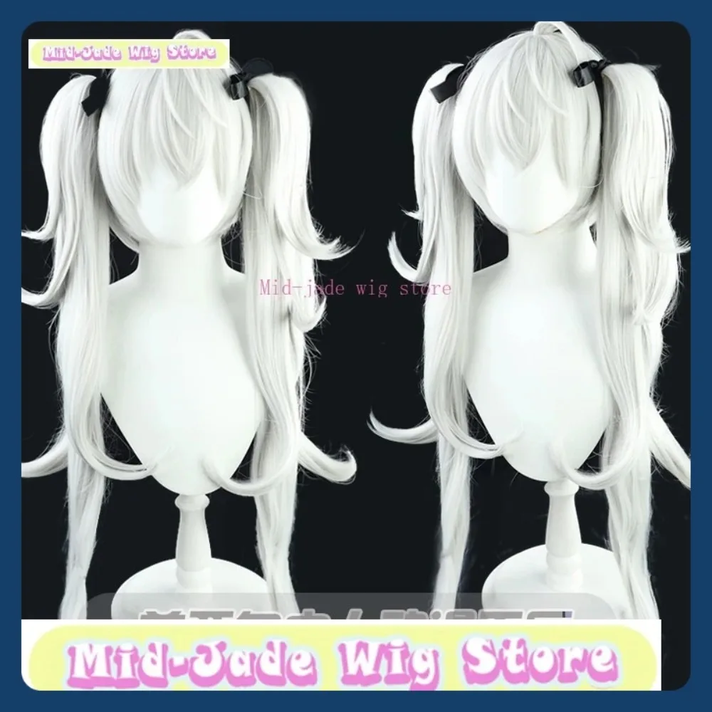 Nikki Sangi Kuzuha Gendebund Cosplay Wig Anime Game Cosplay White Synthetic Long Hair Double Tail Wig Mid-jade Wig Store
Nikki Sangi Kuzuha Gendebund Cosplay Wig Anime Game Cosplay White Synthetic Long Hair Double Tail Wig Mid-jade Wig Store