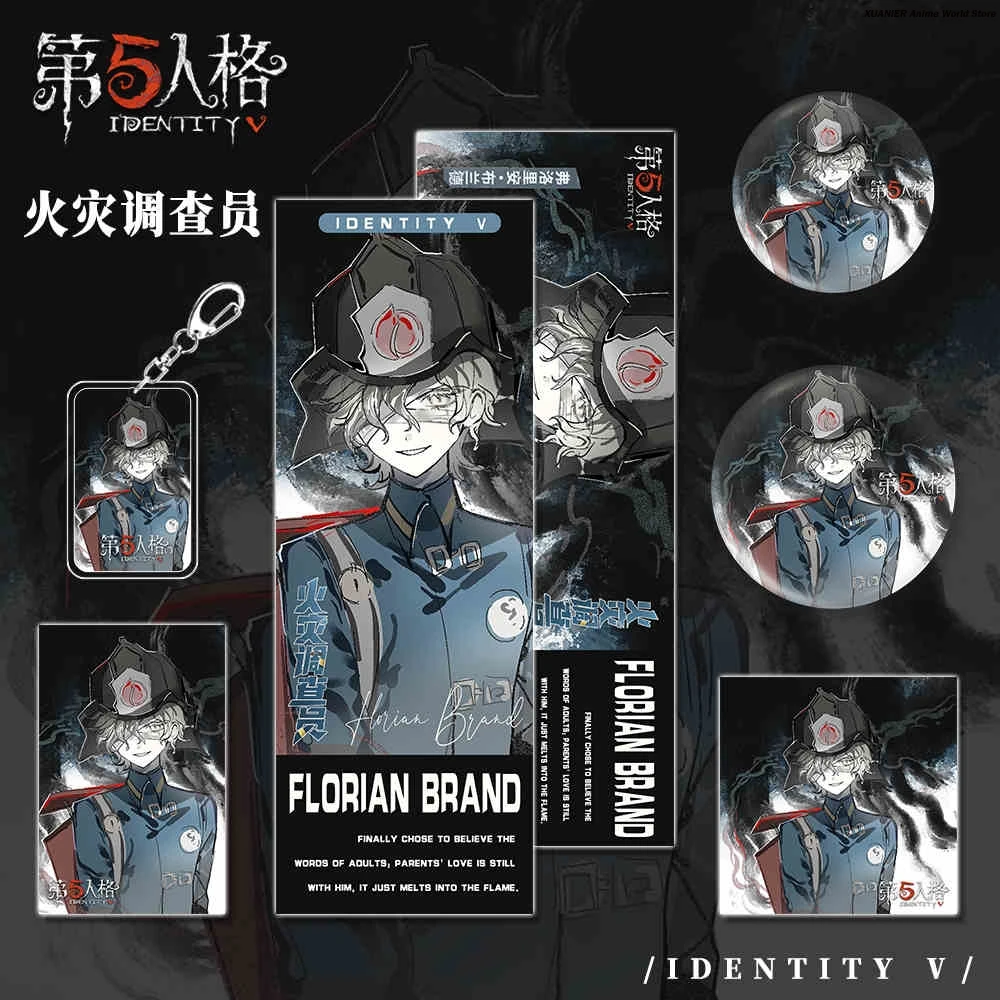 Florian Brand Game Identity Ⅴ Figure 6Pcs Set Anime Collection Keychain Postcard Laser Ticket Badge Character Gift
Florian Brand Game Identity Ⅴ Figure 6Pcs Set Anime Collection Keychain Postcard Laser Ticket Badge Character Gift