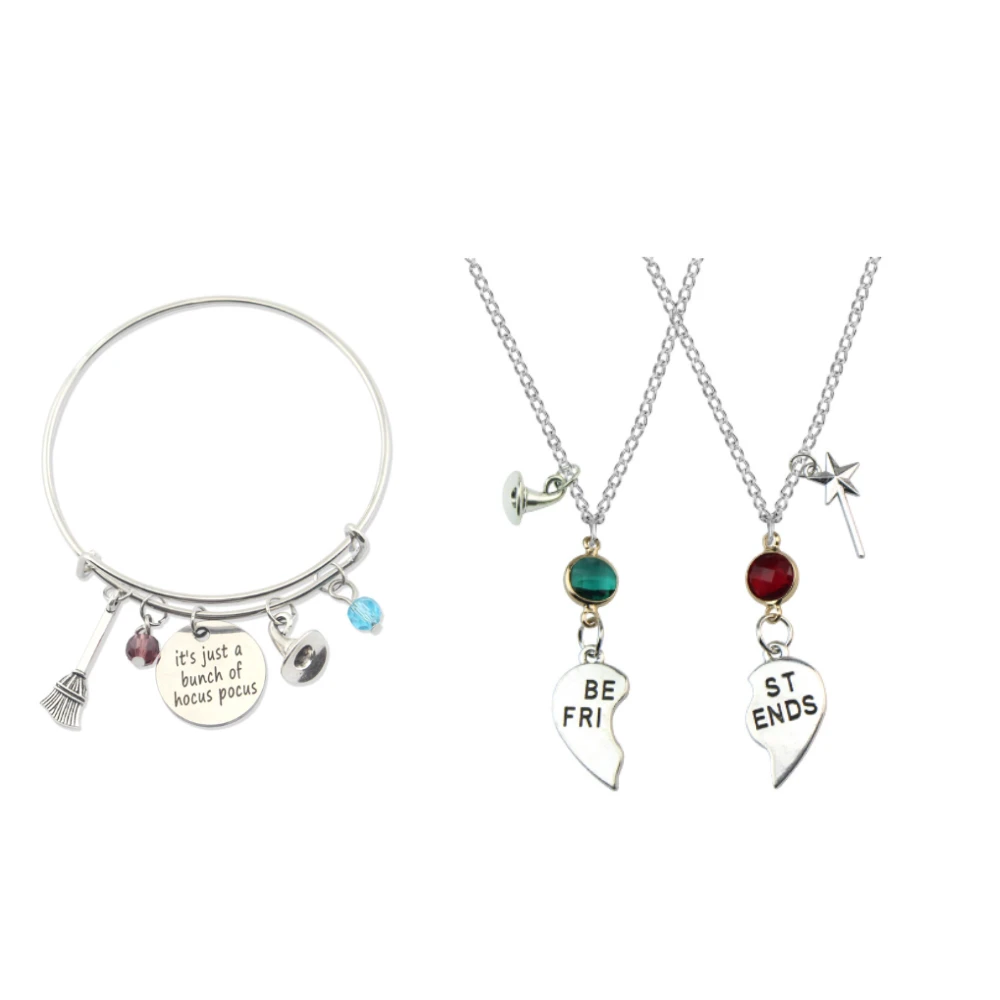 Magic Wicked Witch Elphaba Glinda Stainless Necklace Magic Wand Witch Hat Pendant Magic Bracelet Accessories Gift Pendant
Magic Wicked Witch Elphaba Glinda Stainless Necklace Magic Wand Witch Hat Pendant Magic Bracelet Accessories Gift Pendant