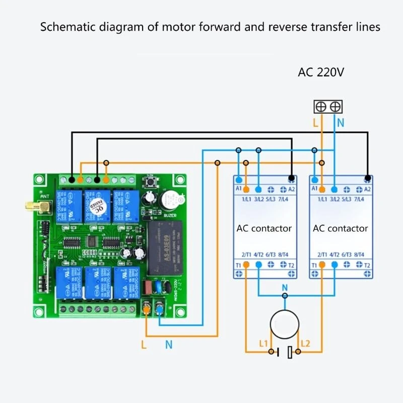 F62C Wireless Remote Control Switch 12V-24V 6CH Receiver Module 6 Channel
F62C Wireless Remote Control Switch 12V-24V 6CH Receiver Module 6 Channel