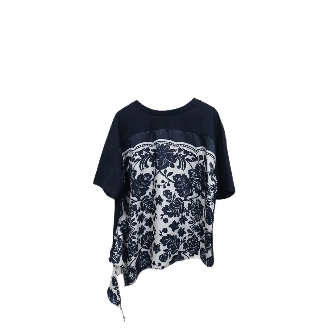 Fashionable Positioning Printed Short-sleeved T-shirt for Women Loose Slim Top 2025 Early Spring New Style Graphic Tees Y2k
Fashionable Positioning Printed Short-sleeved T-shirt for Women Loose Slim Top 2025 Early Spring New Style Graphic Tees Y2k