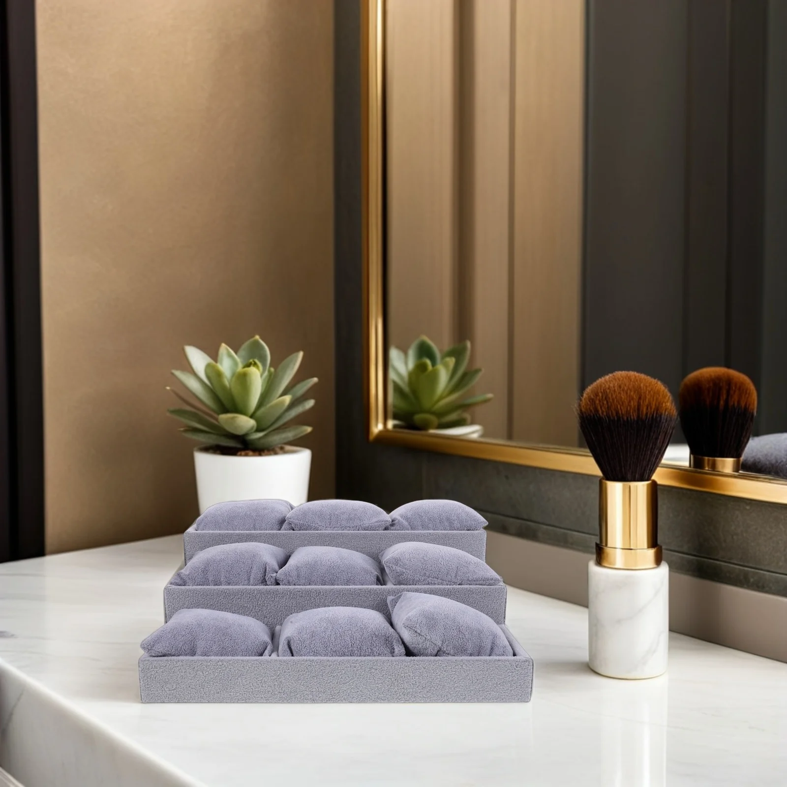 Органайзер для ювелирных изделий на 9 отделений, 3 яруса, для часов и браслетов, для столешницы, туалетного столика, путешествий, со съемными подушечками, без спутывания
Органайзер для ювелирных изделий на 9 отделений, 3 яруса, для часов и браслетов, для столешницы, туалетного столика, путешествий, со съемными подушечками, без спутывания