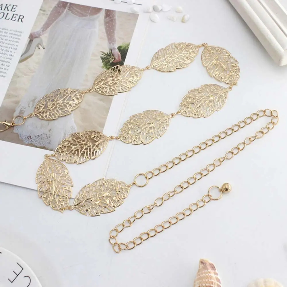 Retro Simple Leaf Sexy Punk Female Hip Hop Fashion Jewelry Body Necklace Women Waist Chain Belly Belt
Retro Simple Leaf Sexy Punk Female Hip Hop Fashion Jewelry Body Necklace Women Waist Chain Belly Belt