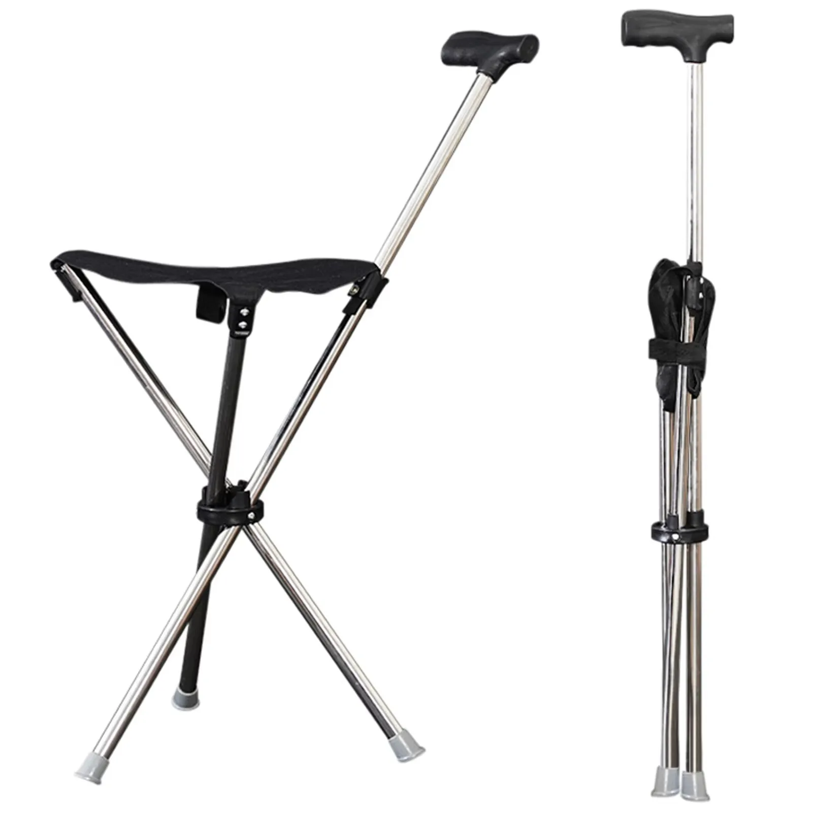 Adjustables Cane Easy To Carry Seat Portable Stool Folding Chair Non Slip Handle Super Light Walking Stick For Outdoor Walking
Adjustables Cane Easy To Carry Seat Portable Stool Folding Chair Non Slip Handle Super Light Walking Stick For Outdoor Walking