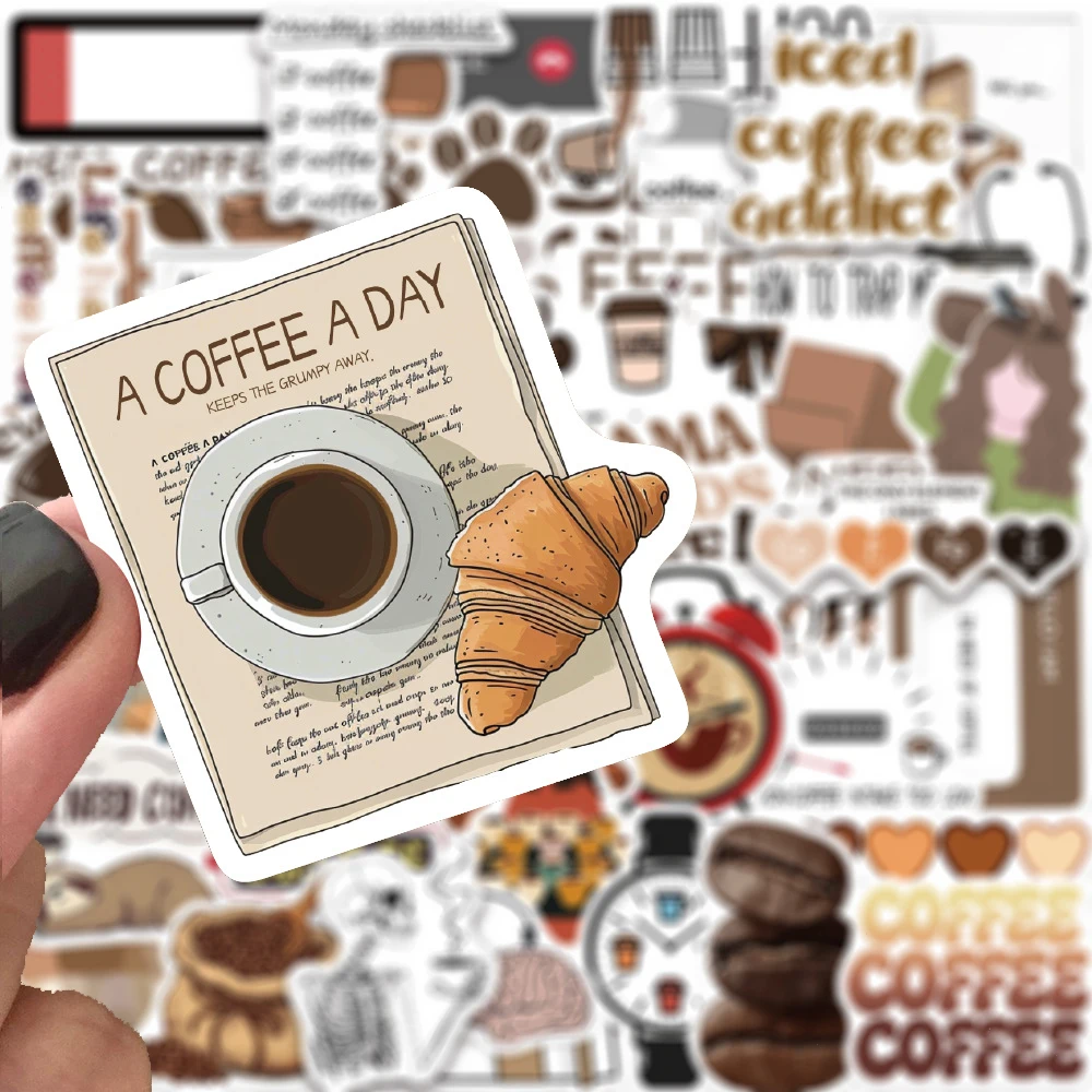 10/30/50pcs Cartoon Coffee Addict Cafe Stickers Creative Waterproof Sticker Fridge Phone Notebook Diary Graffiti Decals Toy Gift
10/30/50pcs Cartoon Coffee Addict Cafe Stickers Creative Waterproof Sticker Fridge Phone Notebook Diary Graffiti Decals Toy Gift