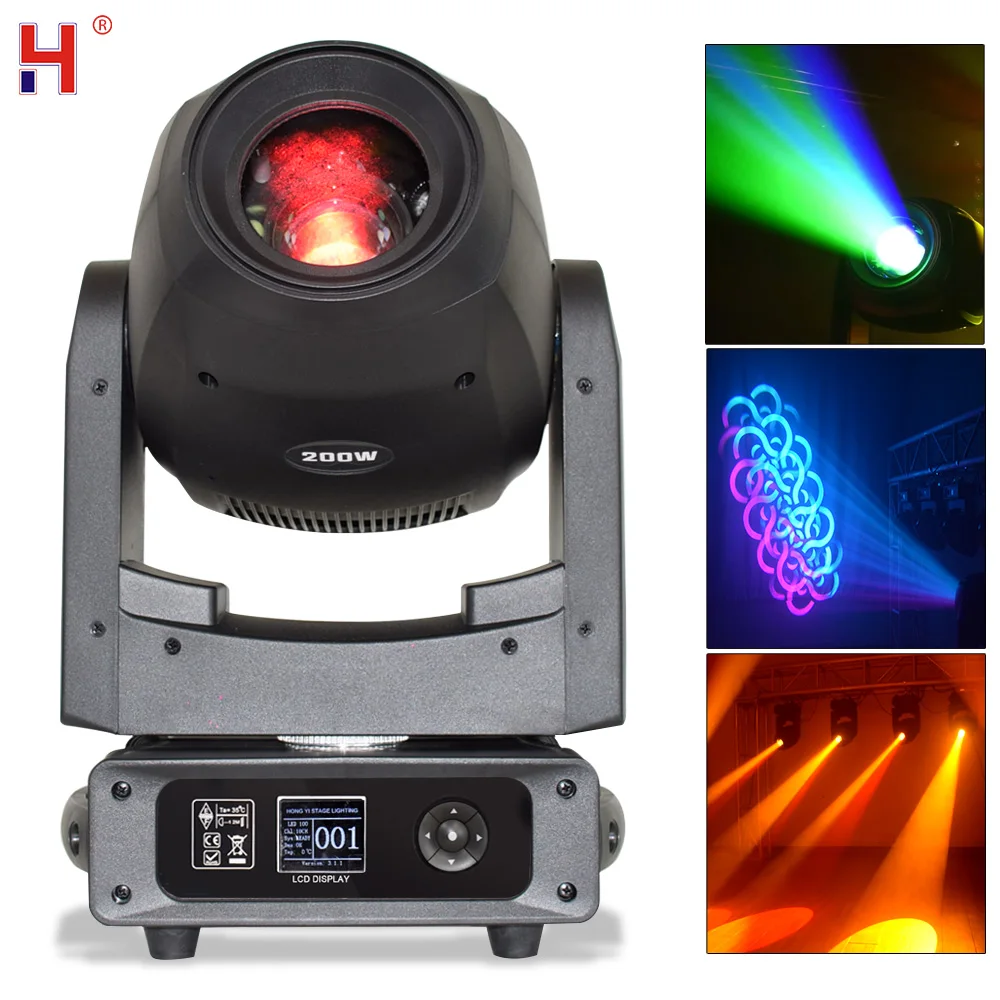 HongYi LED 200W Beam Moving Head With Double Prims Fixed Rotating Gobos DMX RDM Wedding DJ Disco Stage Lighting
HongYi LED 200W Beam Moving Head With Double Prims Fixed Rotating Gobos DMX RDM Wedding DJ Disco Stage Lighting
