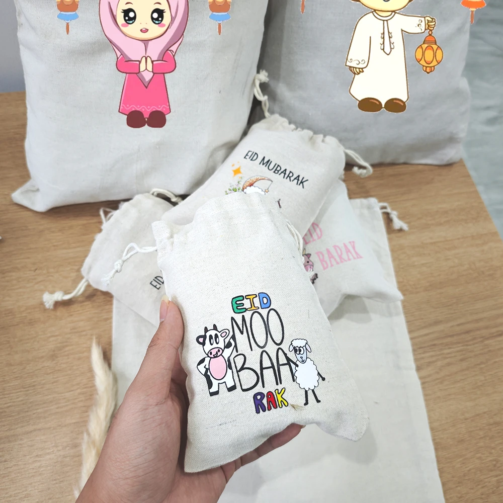 2025 Eid Mubarak Cotton Gift Sack for Kids Boys Girls Teens Umrah Ramadan Decor Al Adha Muslim Islamic Party Gift Bag Supplies
2025 Eid Mubarak Cotton Gift Sack for Kids Boys Girls Teens Umrah Ramadan Decor Al Adha Muslim Islamic Party Gift Bag Supplies