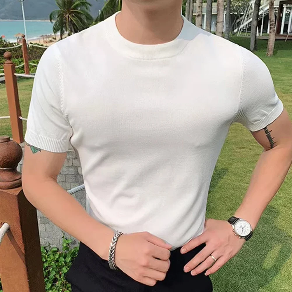 Comfortable Summer T-shirt For Men Top Short Sleeve Tee Men's Slim Fit T-Shirt Men's Summer Wear Regular Length
Comfortable Summer T-shirt For Men Top Short Sleeve Tee Men's Slim Fit T-Shirt Men's Summer Wear Regular Length