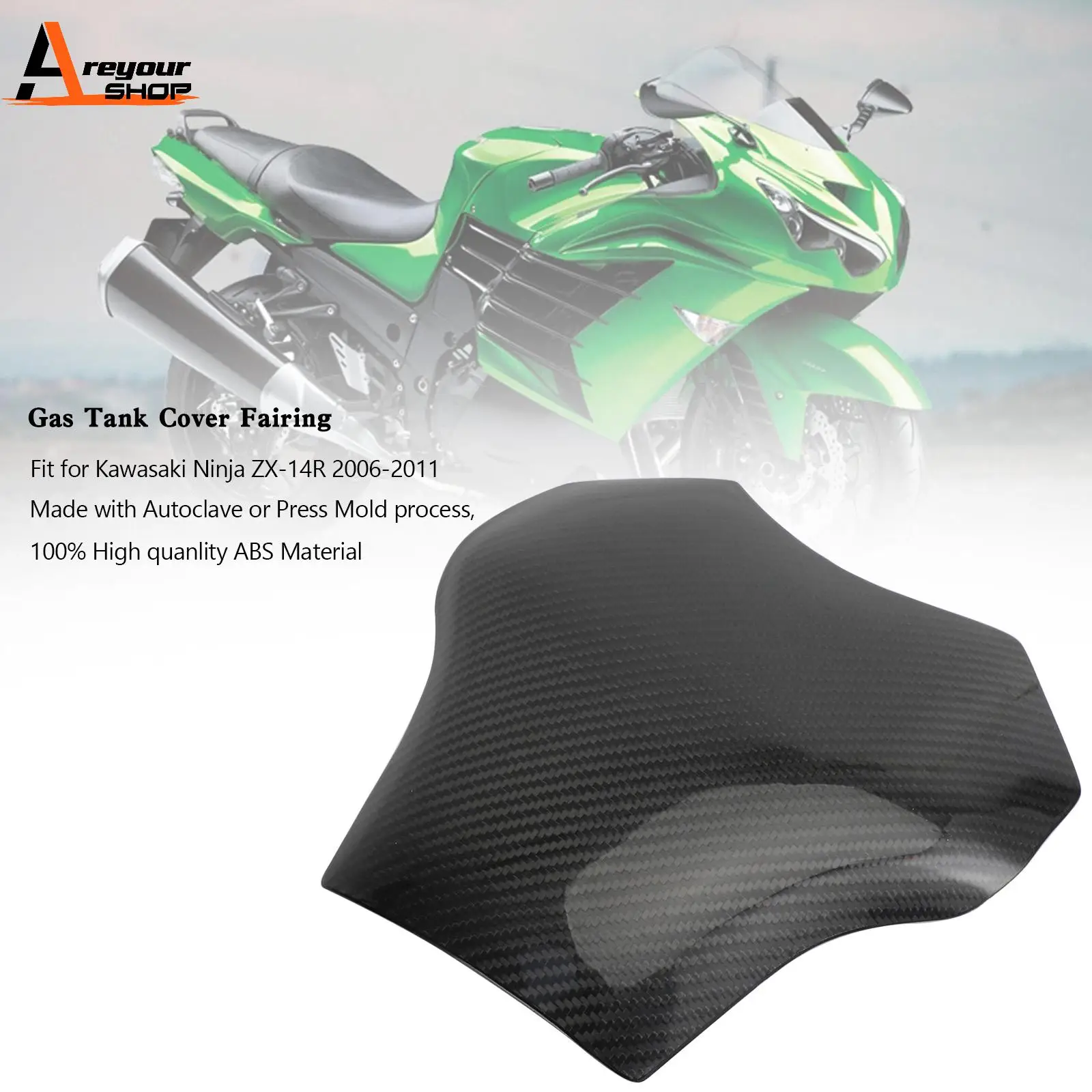 Areyourshop Gas Tank Cover Fairing Protector for Kawasaki Ninja ZX-14R 2006-2011 Carbon Motorcycle Accessories
Areyourshop Gas Tank Cover Fairing Protector for Kawasaki Ninja ZX-14R 2006-2011 Carbon Motorcycle Accessories