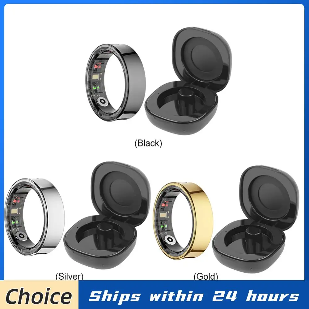 R09 Smart Ring Waterproof Men Women Body Temperature Health and Sleep Monitor w/ Charging Case for Xiaomi Samsung Phone
R09 Smart Ring Waterproof Men Women Body Temperature Health and Sleep Monitor w/ Charging Case for Xiaomi Samsung Phone