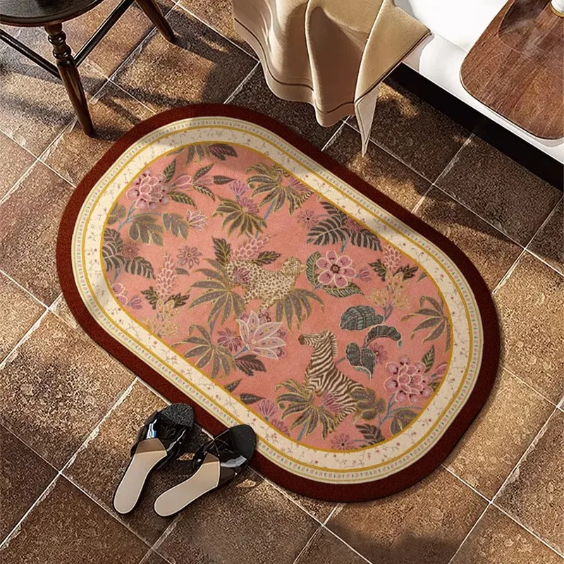 Bathroom Carpets Non-slip Absorbent Washable Floor Mats Diatom Mud Toilet Door Rug American Vintage Home Decoration Foot Mat
Bathroom Carpets Non-slip Absorbent Washable Floor Mats Diatom Mud Toilet Door Rug American Vintage Home Decoration Foot Mat
