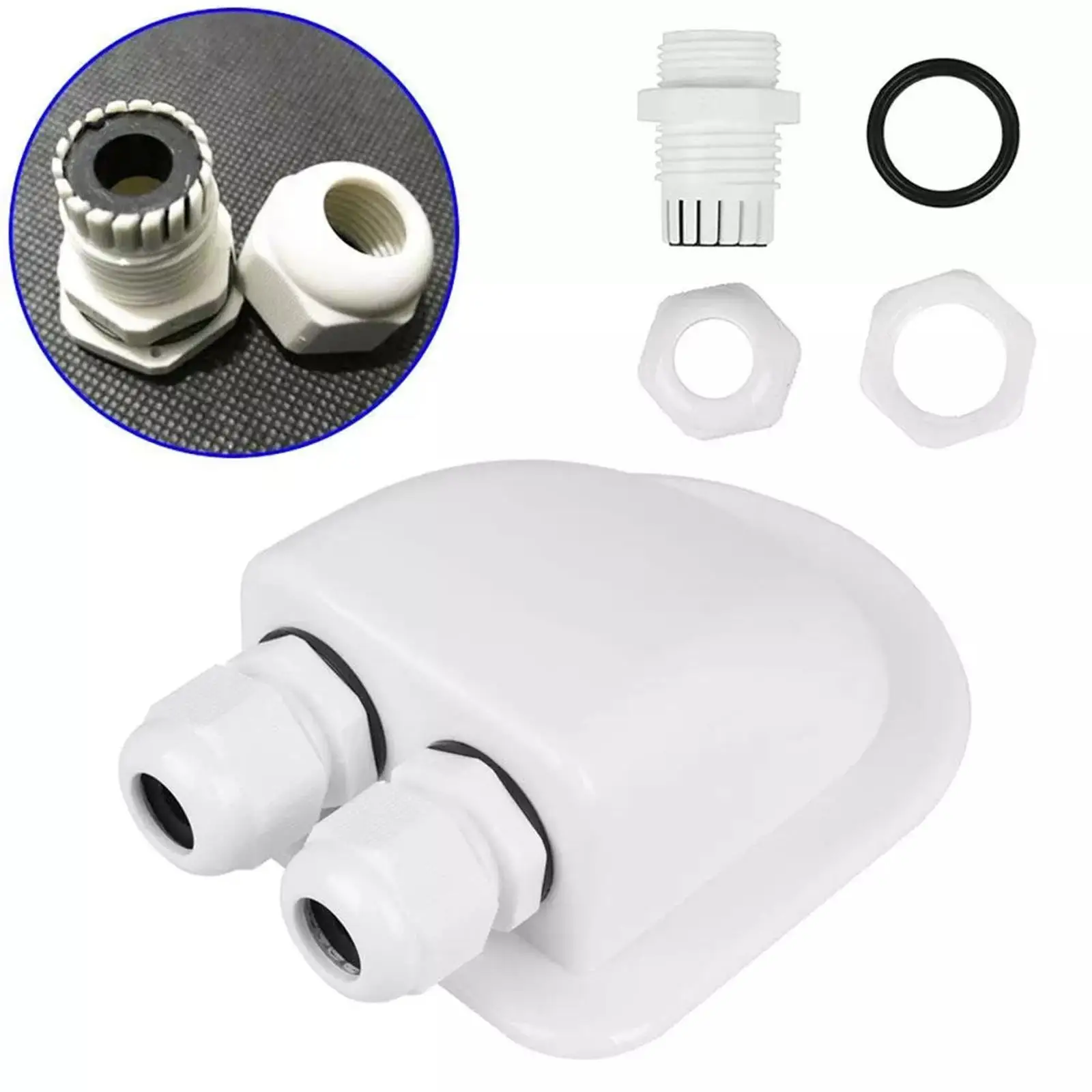 Roof Cable Entry Gland Box ABS Plastic Easy Install for Solar Panels RV Motorhomes Campervans Boat Caravan Yacht
Roof Cable Entry Gland Box ABS Plastic Easy Install for Solar Panels RV Motorhomes Campervans Boat Caravan Yacht