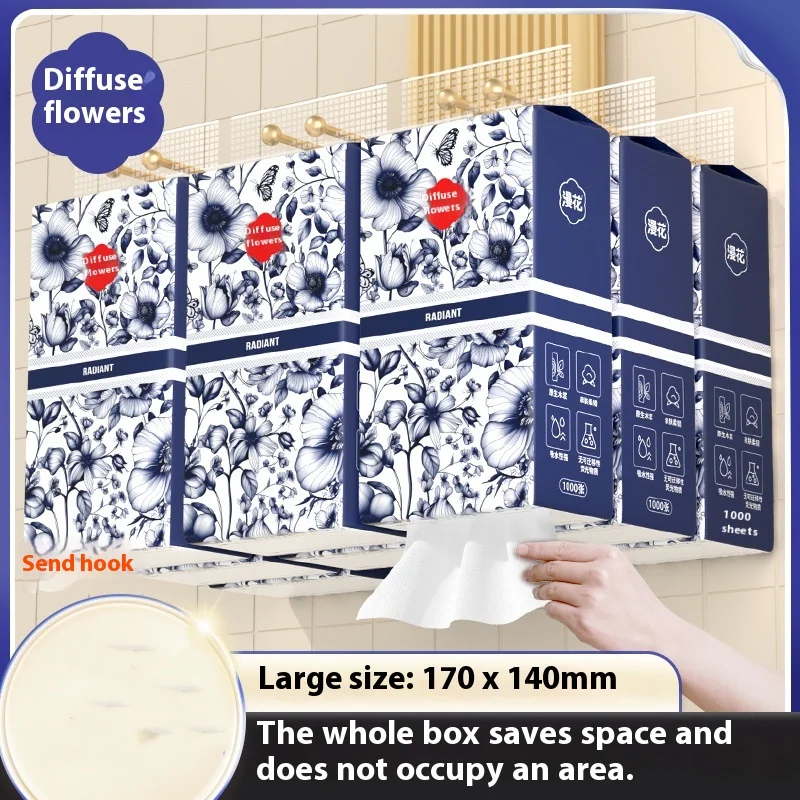 8 Hanging Facial Tissue Household Thickened and Enlarged 1000 Sheets Drawing Paper Soft Napkin Affordable Load Toilet Paper
8 Hanging Facial Tissue Household Thickened and Enlarged 1000 Sheets Drawing Paper Soft Napkin Affordable Load Toilet Paper