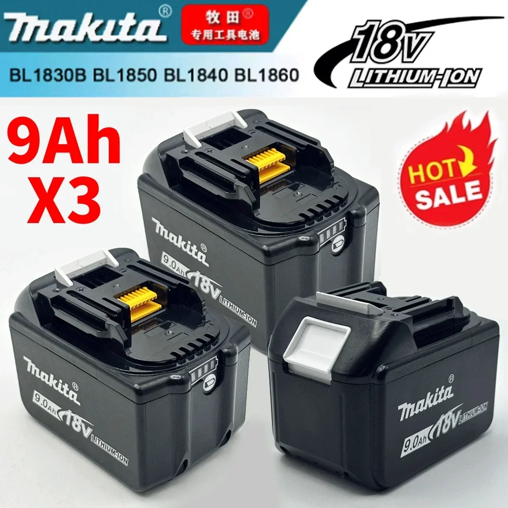 18V Battery Genuine Makita Lithium ion Battery 9Ah BL1850B Replacement Battery BL1860B BL1860 BL1840B
18V Battery Genuine Makita Lithium ion Battery 9Ah BL1850B Replacement Battery BL1860B BL1860 BL1840B