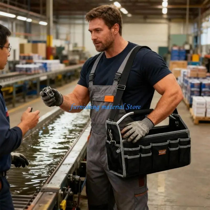 Y5GD Large Capacity Work Tool Bag Heavy Duty Waterproof Material Multiple Pockets
Y5GD Large Capacity Work Tool Bag Heavy Duty Waterproof Material Multiple Pockets