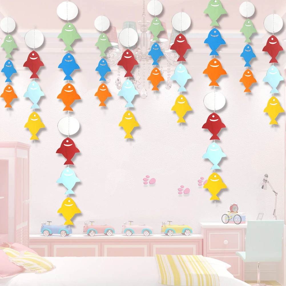 2PCS Paper for Fish Banner Baby Birthday Room Wall Hanging Birthday Banner For Baby Fish Theme Nursery
2PCS Paper for Fish Banner Baby Birthday Room Wall Hanging Birthday Banner For Baby Fish Theme Nursery