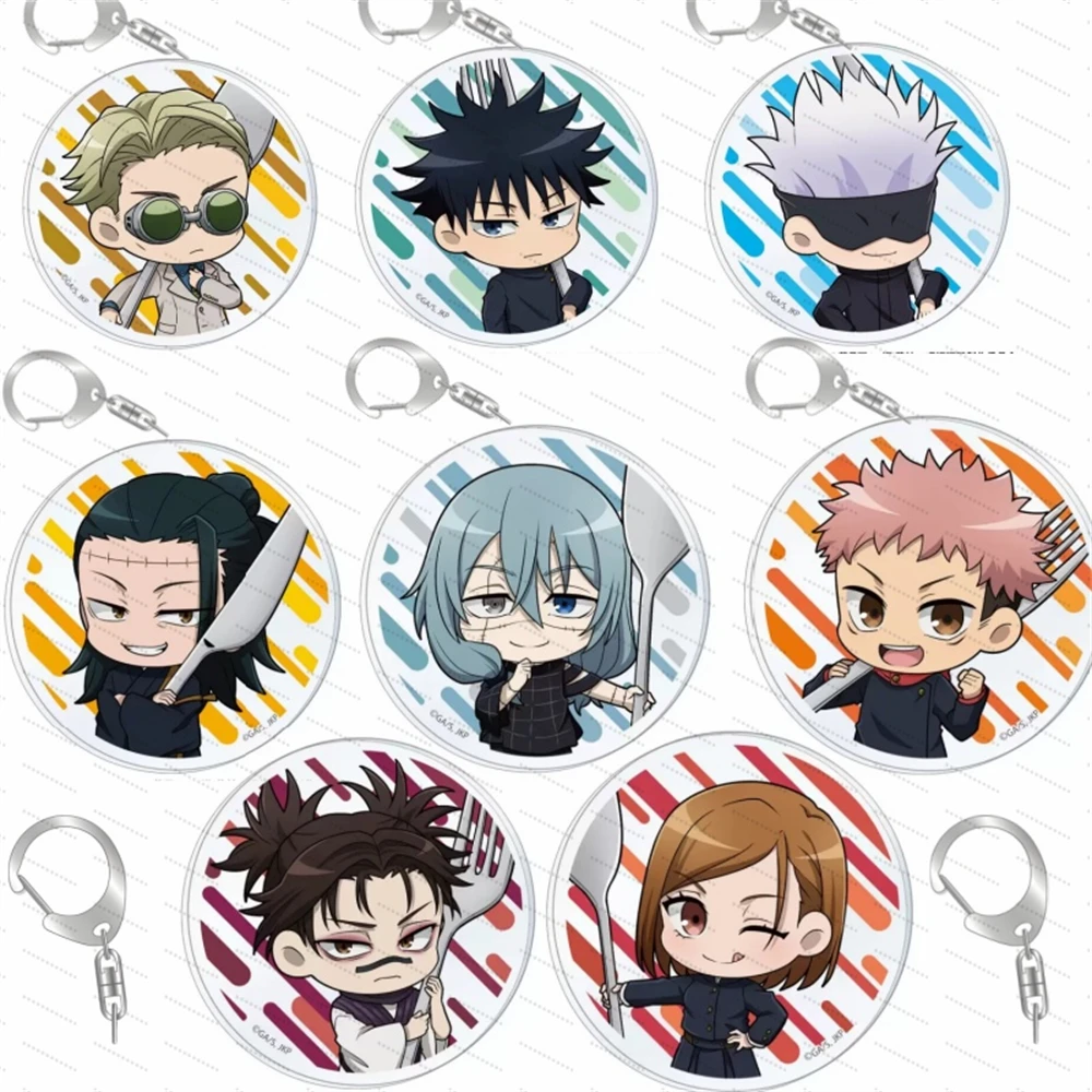 Jujutsu Kaisen Anime Acrylic keychain as a gift for friends, a desktop decoration Schoolbag pendant 6CM
Jujutsu Kaisen Anime Acrylic keychain as a gift for friends, a desktop decoration Schoolbag pendant 6CM