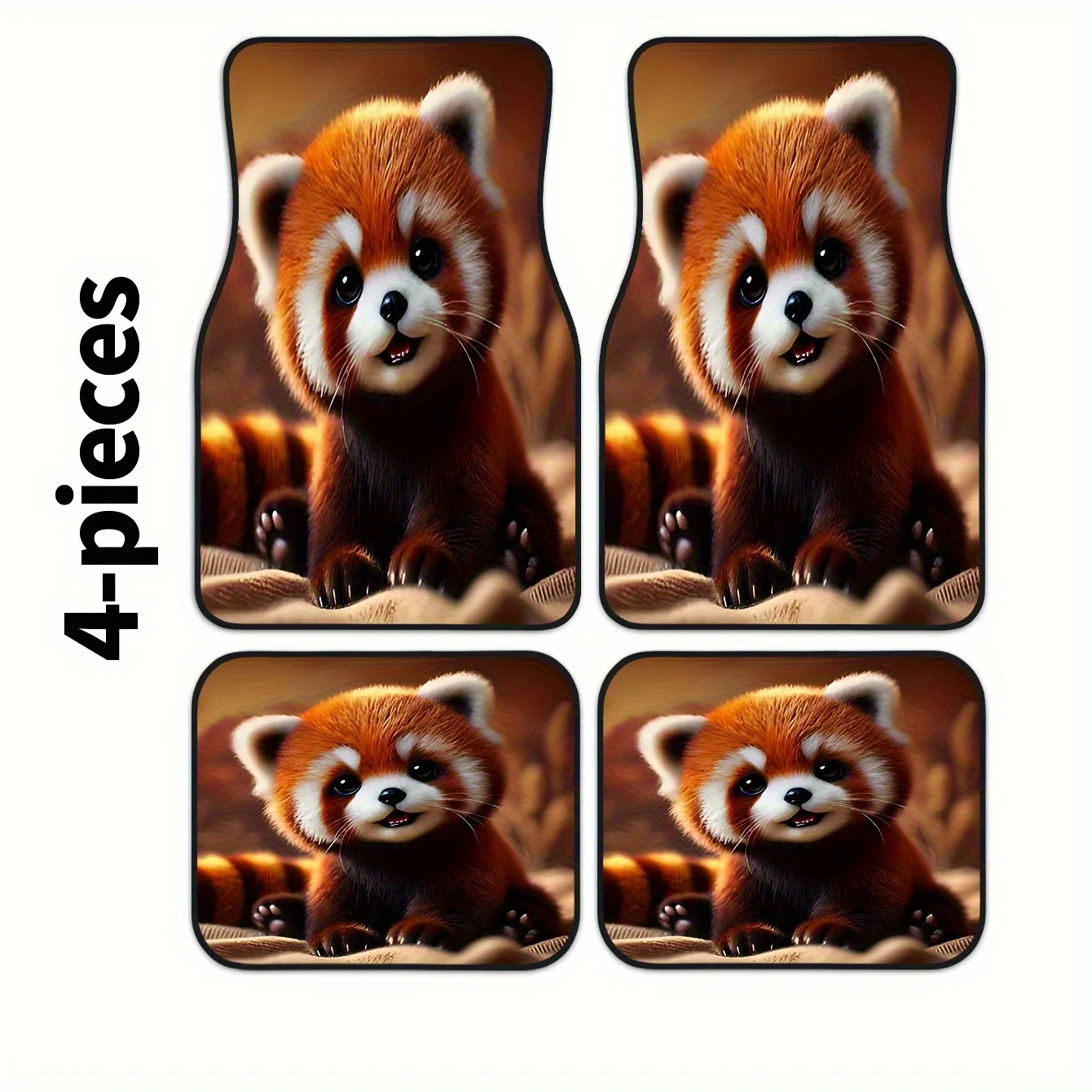 4pcs Cute Panda Bear Car Floor Mats Compatible For Cars, Trucks, SUVs - All-Weather Fit Front/Rear/Driver/Passenger Seats, Durab
4pcs Cute Panda Bear Car Floor Mats Compatible For Cars, Trucks, SUVs - All-Weather Fit Front/Rear/Driver/Passenger Seats, Durab