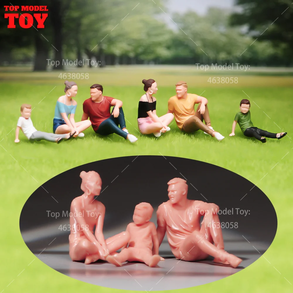 Painted Miniatures 1/64 1/87 1/43 1/18 A Family of Three Sitting Posture Scene Figure Accessory Unpainted Model For Decorat
Painted Miniatures 1/64 1/87 1/43 1/18 A Family of Three Sitting Posture Scene Figure Accessory Unpainted Model For Decorat