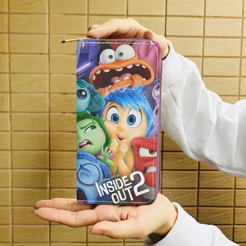 New Disney Inside Out 2 Women's Long Wallet Cartoon Anime Figures Joy Sadness Anger Fear Leather Large Capacity Zipper Wallet
New Disney Inside Out 2 Women's Long Wallet Cartoon Anime Figures Joy Sadness Anger Fear Leather Large Capacity Zipper Wallet