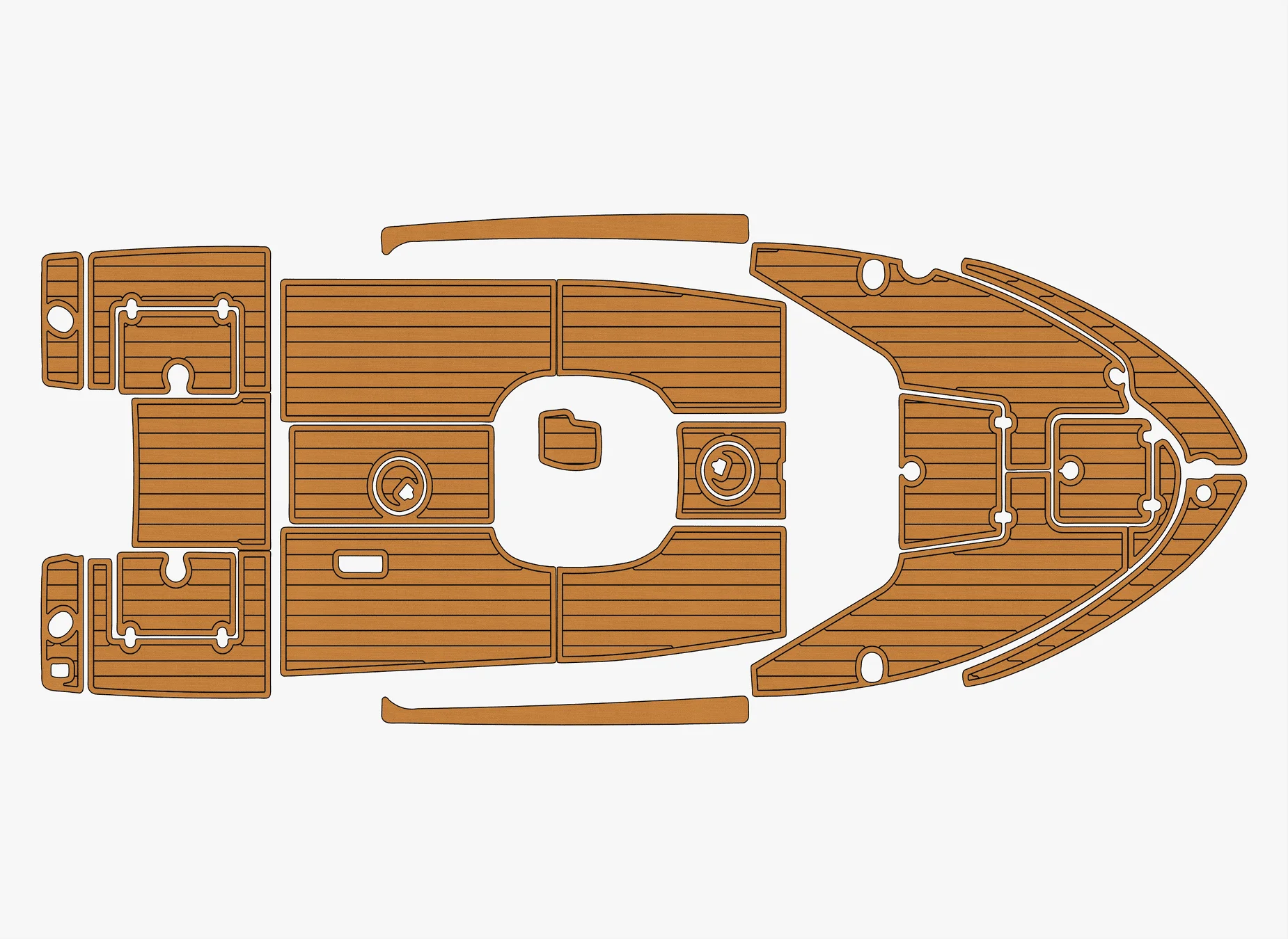 Marine Faux Teak EVA Non-Slip Mat -2013-2015 Mako 18 LTS Self-Adhesive 1/4" (6mm) Boat Deck Pad for Cockpit & Deck
Marine Faux Teak EVA Non-Slip Mat -2013-2015 Mako 18 LTS Self-Adhesive 1/4" (6mm) Boat Deck Pad for Cockpit & Deck