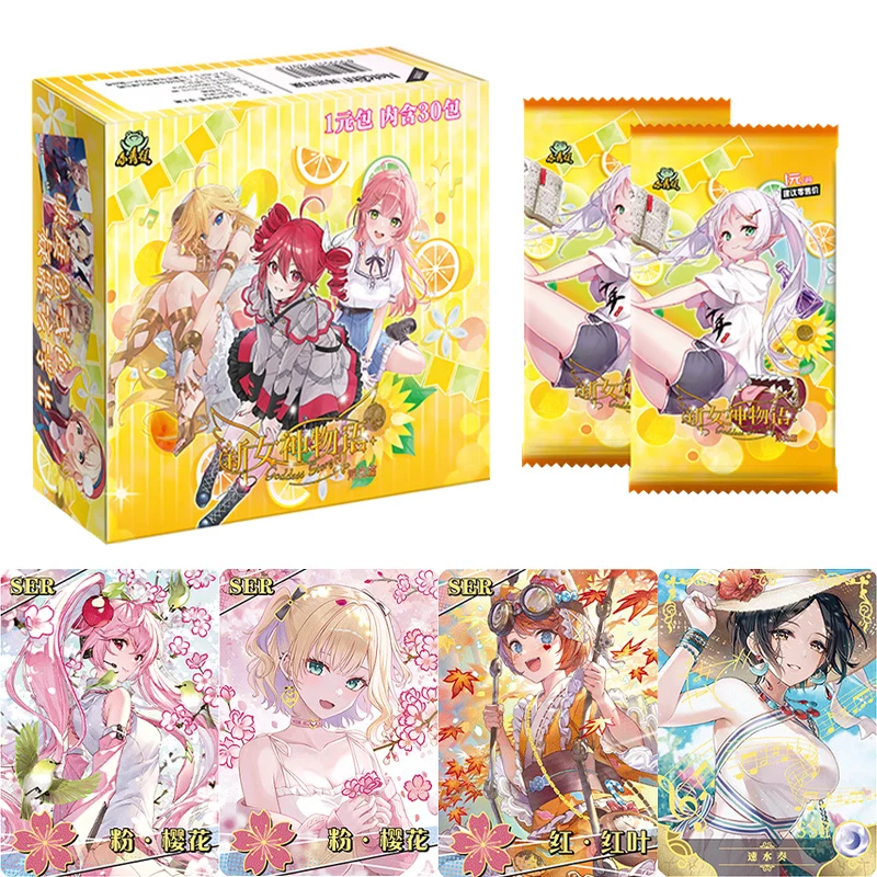 Genuine New Goddess Story Card Floating Light Chapter Goddess Tcg Game Booster Box Cute Girl Anime Collection Card Toys Gifts
Genuine New Goddess Story Card Floating Light Chapter Goddess Tcg Game Booster Box Cute Girl Anime Collection Card Toys Gifts