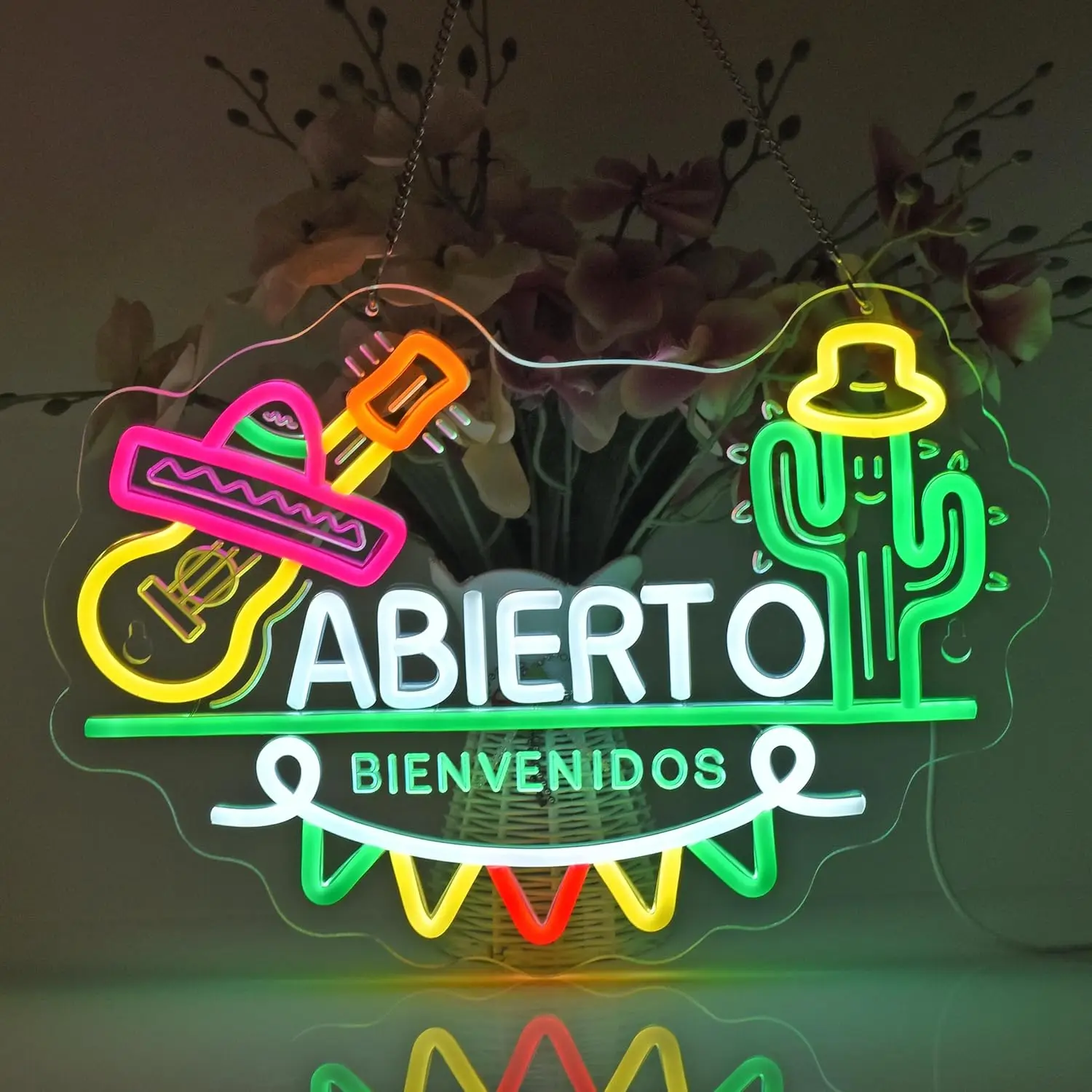 Abierto Neon Sign Latin American Mexican Restaurant Cafe Hotel Bar Market For Wall Decor Light Up Sign USB Powered Dimmable
Abierto Neon Sign Latin American Mexican Restaurant Cafe Hotel Bar Market For Wall Decor Light Up Sign USB Powered Dimmable