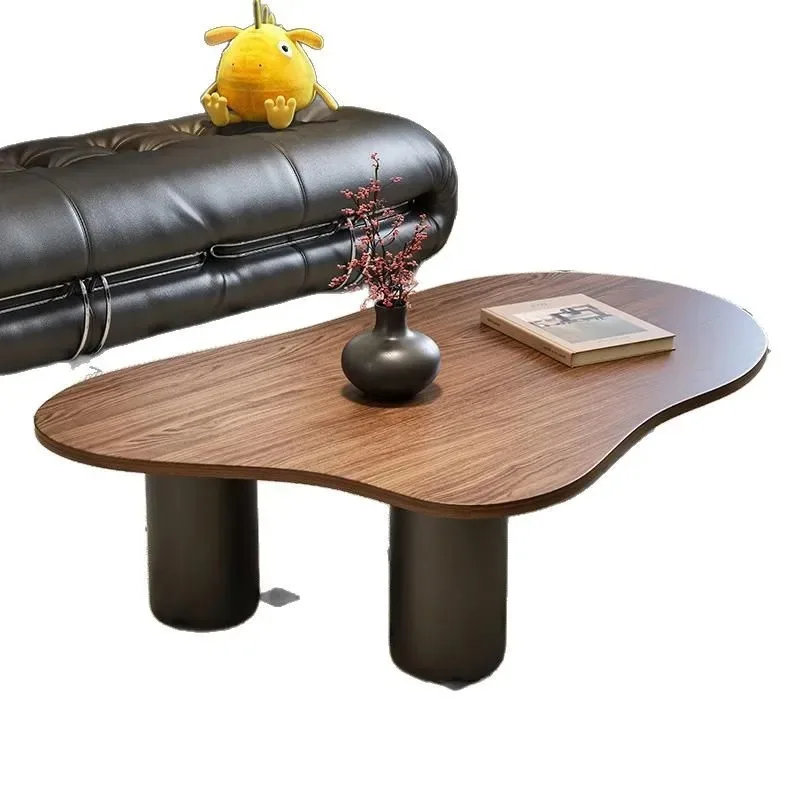 Minimalist retro walnut cloud coffee table small table small apartment living room home medieval solid wood
Minimalist retro walnut cloud coffee table small table small apartment living room home medieval solid wood