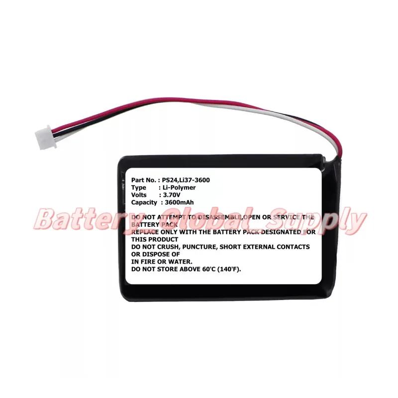 For PS24 Li37-3600 9136-08000-13 240 Battery 3.7V 3600mAh New -
For PS24 Li37-3600 9136-08000-13 240 Battery 3.7V 3600mAh New -