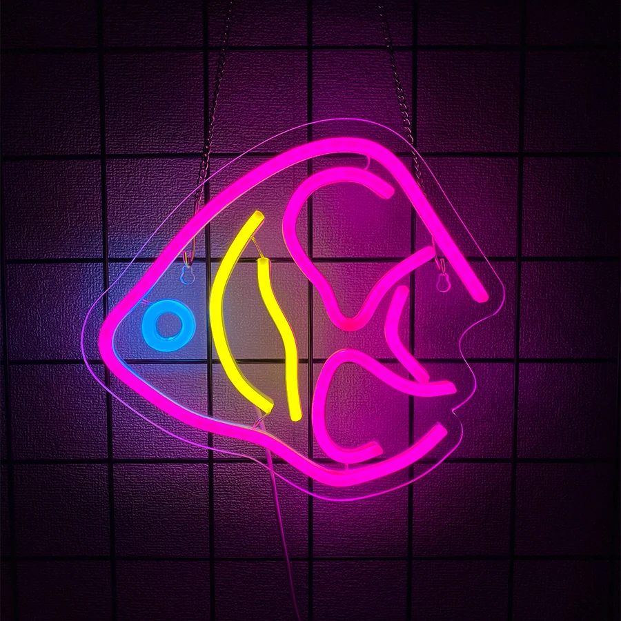 Tropical Fish Led Neon Sign, Used For Wall Decor, Bedroom, Home, Bar, Game Room, Fishing Equipment Store, Man Cave Wall Lamp.
Tropical Fish Led Neon Sign, Used For Wall Decor, Bedroom, Home, Bar, Game Room, Fishing Equipment Store, Man Cave Wall Lamp.