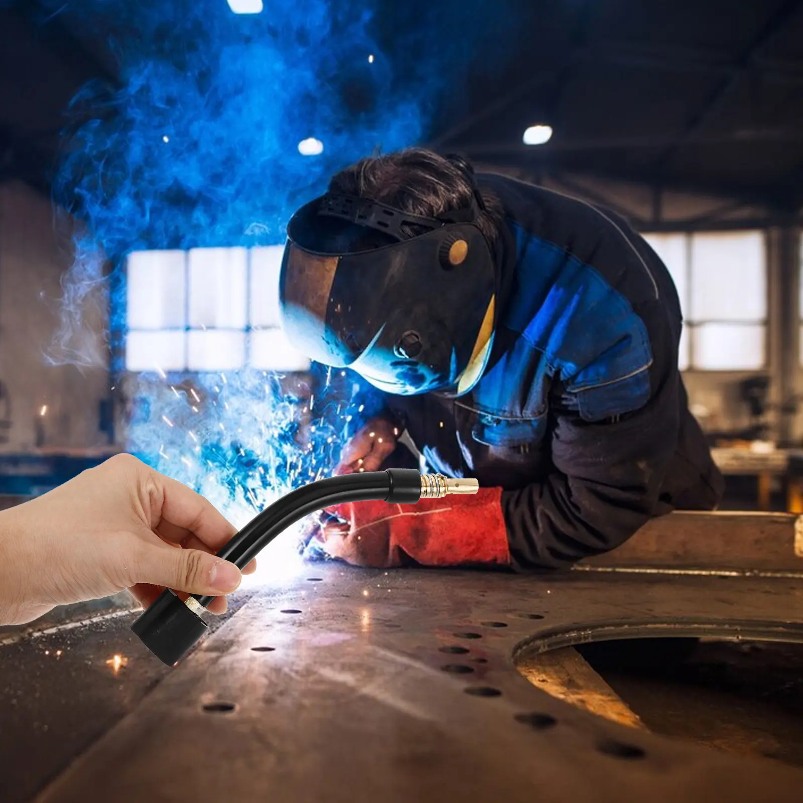 Высокогибкий сменный изогнутый шланг для сварочной горелки для надежной работы при сварке различных материалов
Высокогибкий сменный изогнутый шланг для сварочной горелки для надежной работы при сварке различных материалов