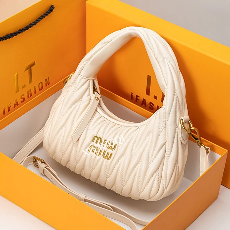 Small bag women's new pleated wrist crescent bag niche luxury underarm bag high-end bowling bag
Small bag women's new pleated wrist crescent bag niche luxury underarm bag high-end bowling bag