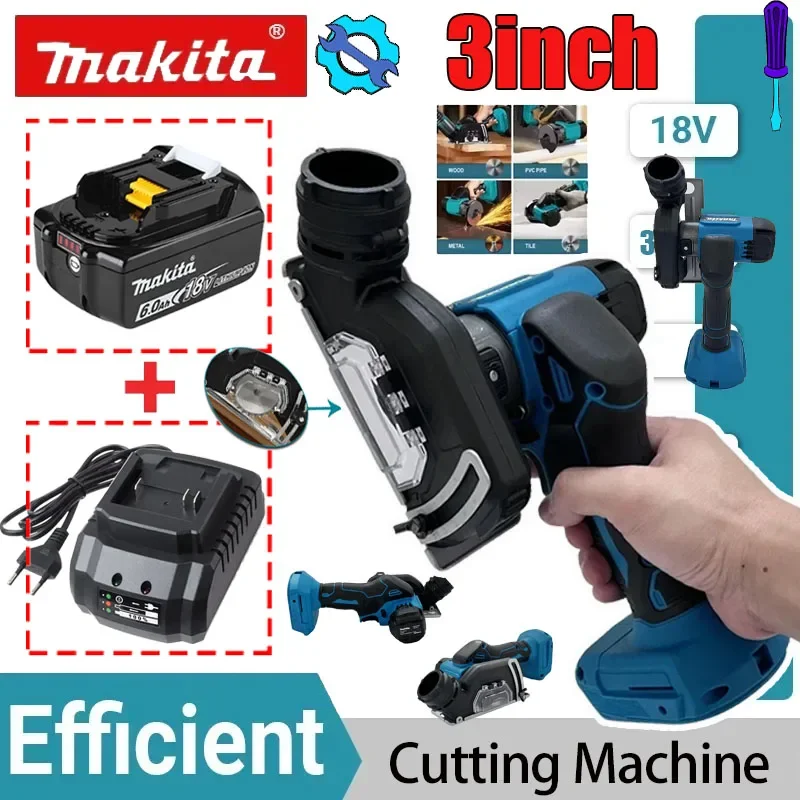 Аккумуляторная ручная мини-циркулярная пила Makita 3 дюйма, бесщеточная, электрическая, с функцией отрезной шлифовальной машины, с зарядным устройством
Аккумуляторная ручная мини-циркулярная пила Makita 3 дюйма, бесщеточная, электрическая, с функцией отрезной шлифовальной машины, с зарядным устройством