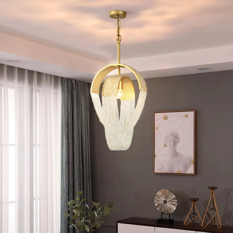 American Postmodern Light Luxury Tassel Crystal Chandelier Dining Room Bedroom Lamp Creative High-end Led Lighting Home Decor
American Postmodern Light Luxury Tassel Crystal Chandelier Dining Room Bedroom Lamp Creative High-end Led Lighting Home Decor