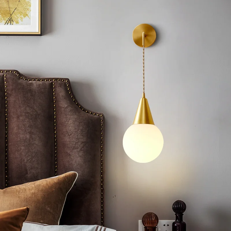 Modern Wall Light Led Glass Ball Minimalist Sconce Bedroom Bedside Lighting Nordic Home Living Room Corridor Aisle Decor Lamp
Modern Wall Light Led Glass Ball Minimalist Sconce Bedroom Bedside Lighting Nordic Home Living Room Corridor Aisle Decor Lamp