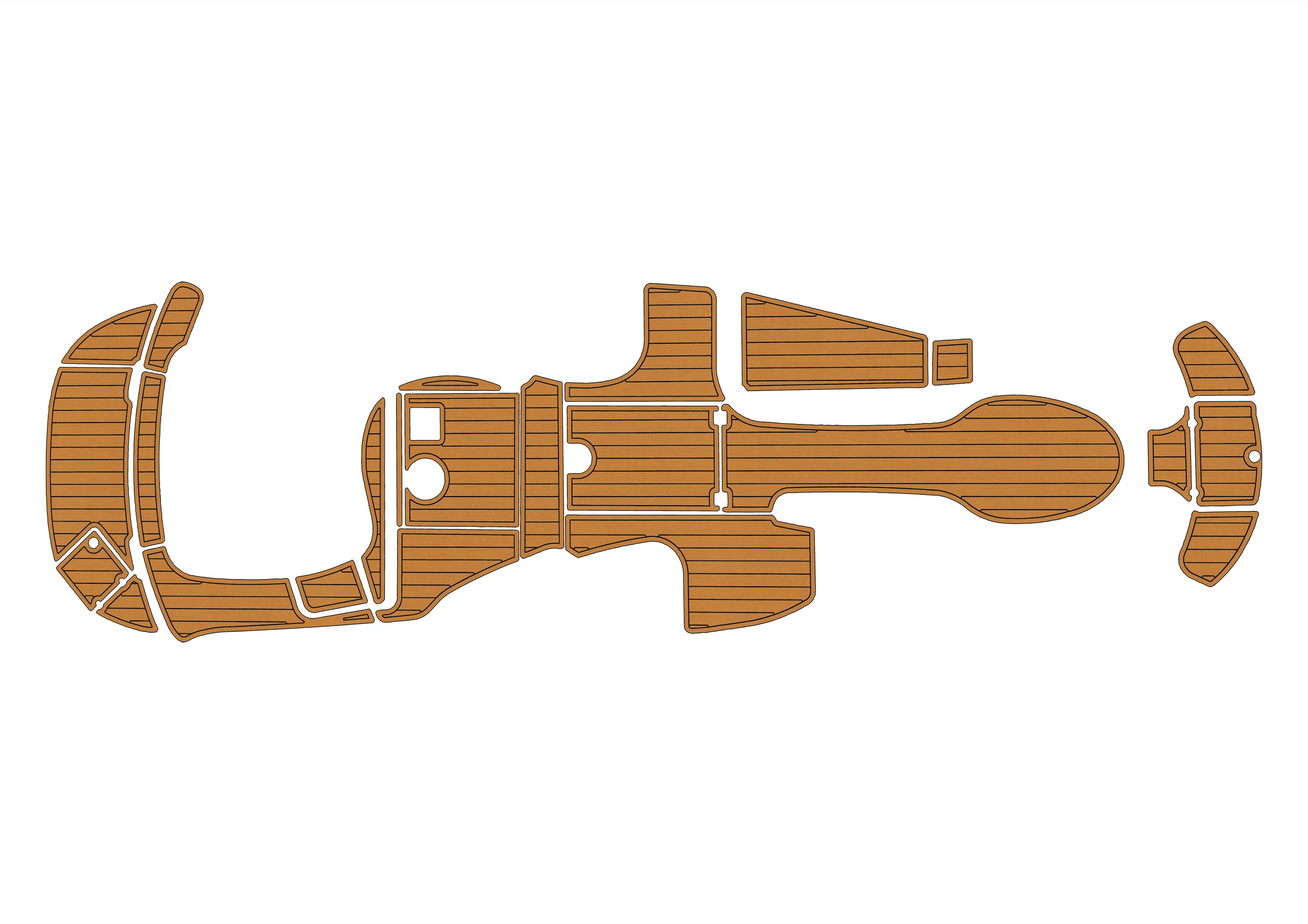 2004-2007 Chaparral 254 Sunesta 1/4" 6mm EVA foam Non-Slip PVC Teak Decking marine Mat seadek aqua carpet Marine Floor
2004-2007 Chaparral 254 Sunesta 1/4" 6mm EVA foam Non-Slip PVC Teak Decking marine Mat seadek aqua carpet Marine Floor