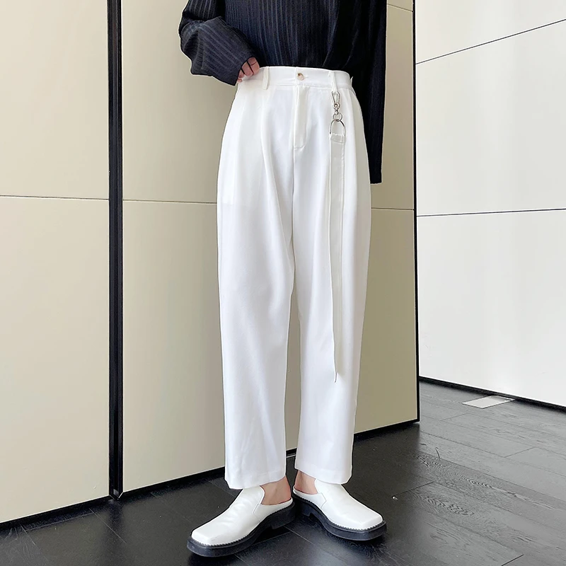 Ice Silk Wide Leg Pants Men's High Waist Drapey Korean Sle Casual Loose Pants Trendy Nine Point Straight Tube Trousers
Ice Silk Wide Leg Pants Men's High Waist Drapey Korean Sle Casual Loose Pants Trendy Nine Point Straight Tube Trousers