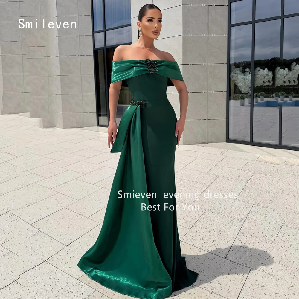 Smileven Luxury Mermaid Evening Dress Off The Shoulder Formal Prom Dresses Shining Flower Party Gowns Customized 2026
Smileven Luxury Mermaid Evening Dress Off The Shoulder Formal Prom Dresses Shining Flower Party Gowns Customized 2026