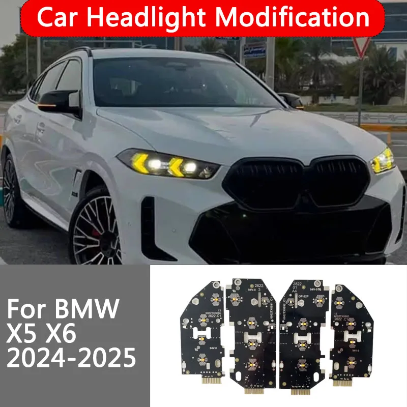 Yellow For BMW X5 G05 G18 X6 G06 M F95 LCI 2024 2025 LED DRL Module Lemon Headlight Daytime Running Light Boards Angel Eye
Yellow For BMW X5 G05 G18 X6 G06 M F95 LCI 2024 2025 LED DRL Module Lemon Headlight Daytime Running Light Boards Angel Eye