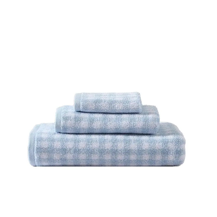 Bath Towels, Absorbent amp Fade Resistant Cotton Towels, Dorm Essentials Ginny Blue, 3Piece
Bath Towels, Absorbent amp Fade Resistant Cotton Towels, Dorm Essentials Ginny Blue, 3Piece