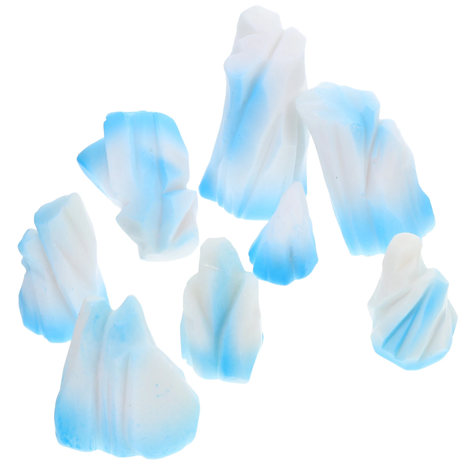 8 pcs Iceberg Mini Floeberg Resin Decorations for Home Miniature Floeberg Decorative Tabletop Desktop Vivid Realistic Design
8 pcs Iceberg Mini Floeberg Resin Decorations for Home Miniature Floeberg Decorative Tabletop Desktop Vivid Realistic Design