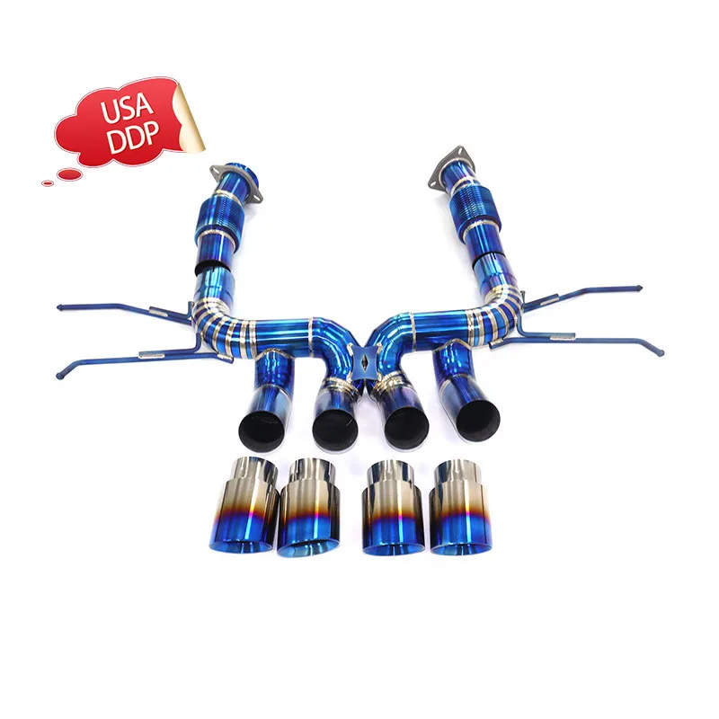 ING for Corvette C8 Z06 titanium alloy catback end straight exhaust Lossless installation DIY modification
ING for Corvette C8 Z06 titanium alloy catback end straight exhaust Lossless installation DIY modification