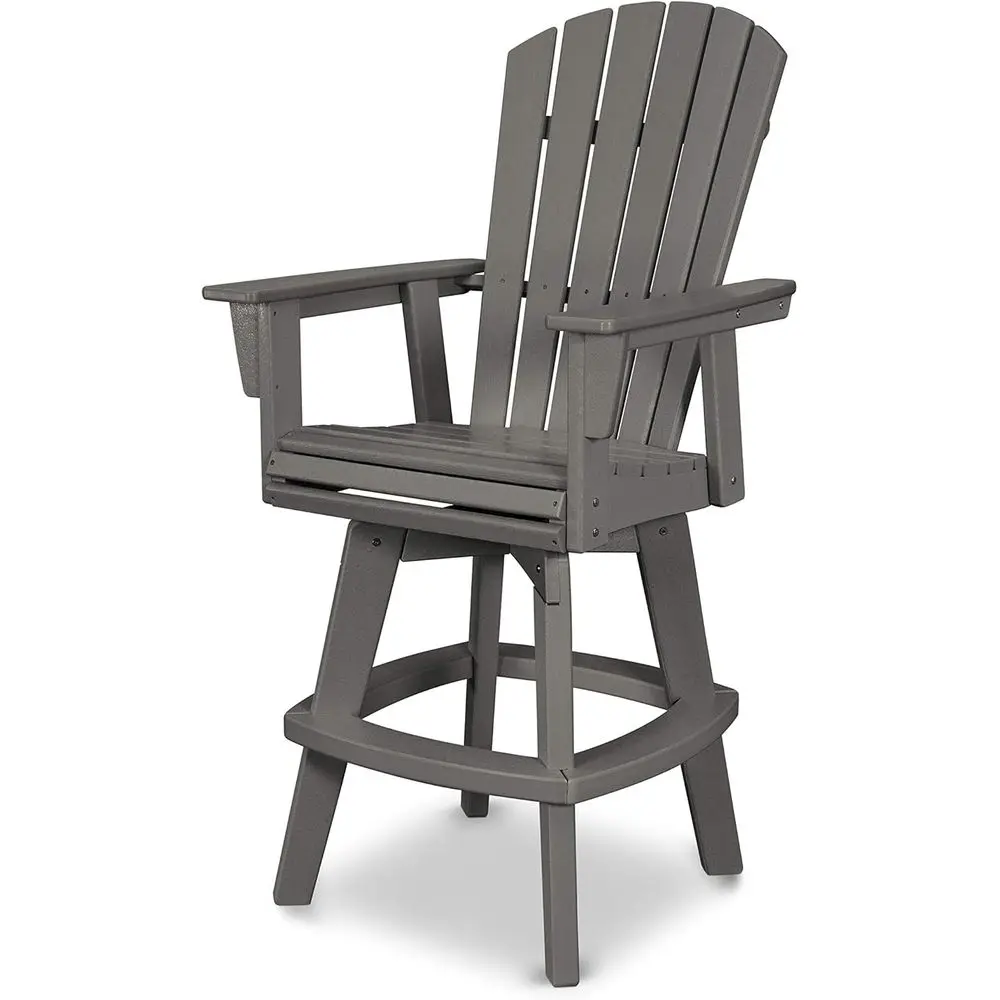 30 Grey Swivel Bar Chair - Durable Outdoor Patio Stool with 360° Rotation for Deck, Pool, and Garden
30 Grey Swivel Bar Chair - Durable Outdoor Patio Stool with 360° Rotation for Deck, Pool, and Garden