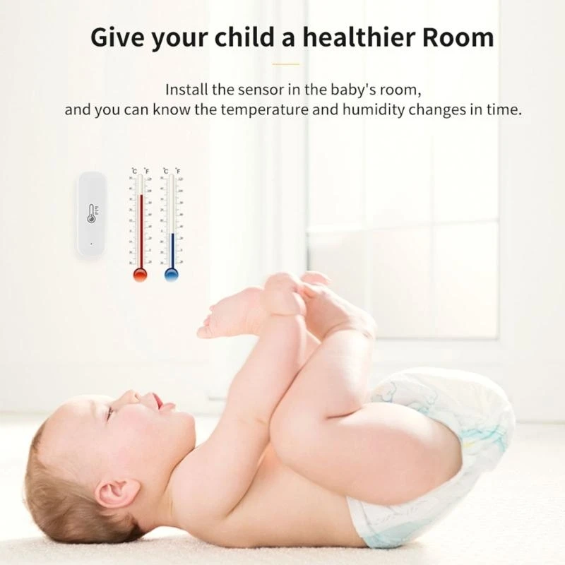 W89C Wifi Temperature & Humidity Hygrometer Thermometer for Alerts, No Hubs Required, Intelligent Linkages
W89C Wifi Temperature & Humidity Hygrometer Thermometer for Alerts, No Hubs Required, Intelligent Linkages