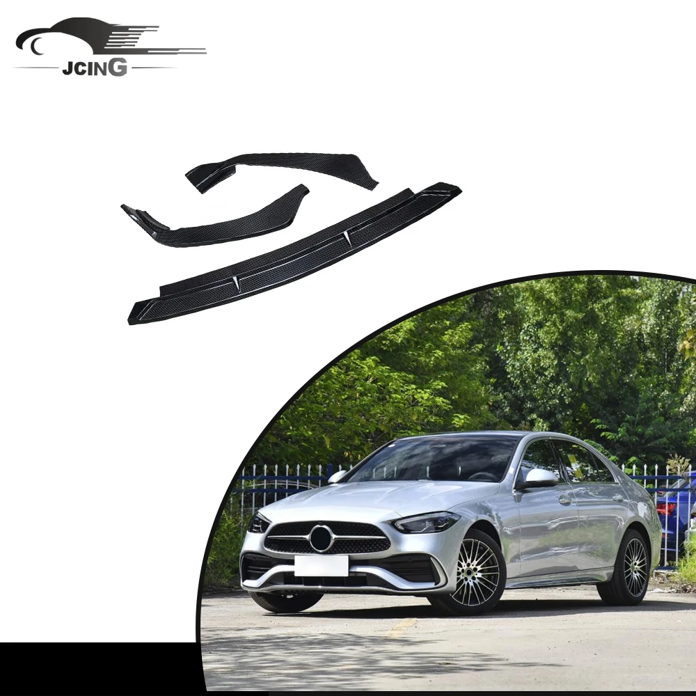 3 Piece Carbon Fiber Car Front Bumper Splitter Lip For Mercedes W206 C200 C300 4-Door 2022
3 Piece Carbon Fiber Car Front Bumper Splitter Lip For Mercedes W206 C200 C300 4-Door 2022