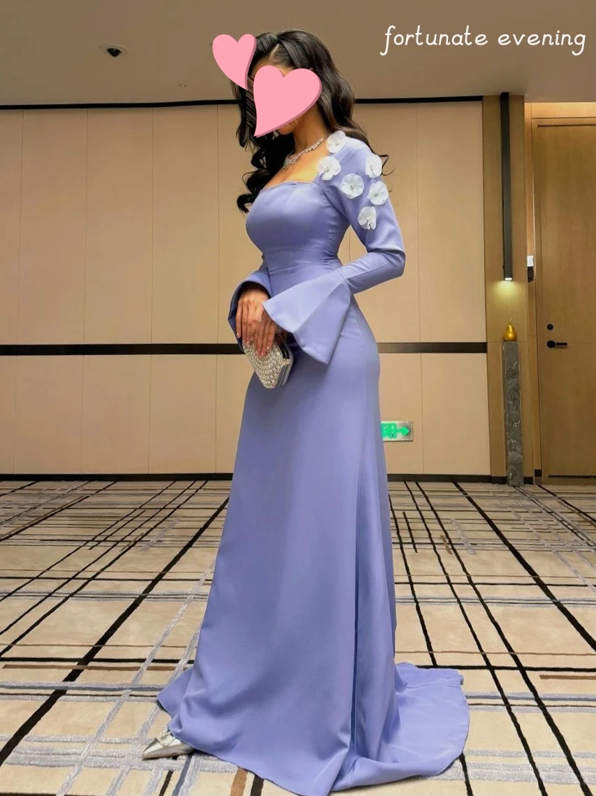Fortunate Evening Elegant Vintage Sweet Purple Flowers Beading Square Collar Formal Occasion Prom Dress Evening Party Gowns
Fortunate Evening Elegant Vintage Sweet Purple Flowers Beading Square Collar Formal Occasion Prom Dress Evening Party Gowns
